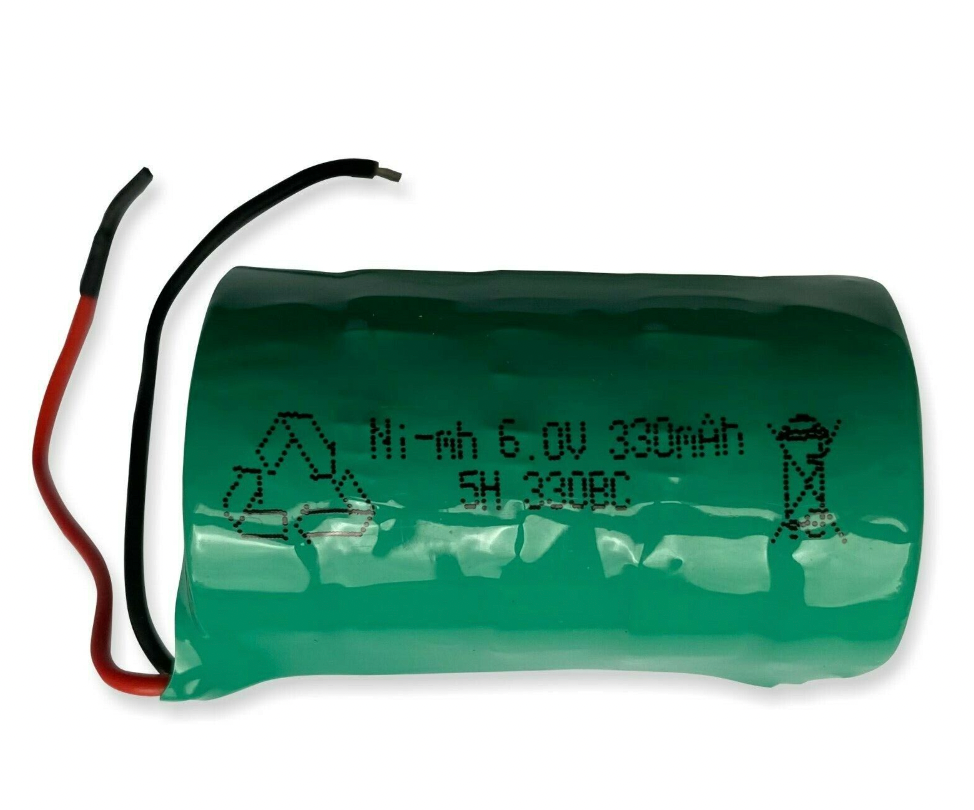 6V 330mAH Ni-MH Battery - Replacement for External Alarm Bell Box / Sounder
