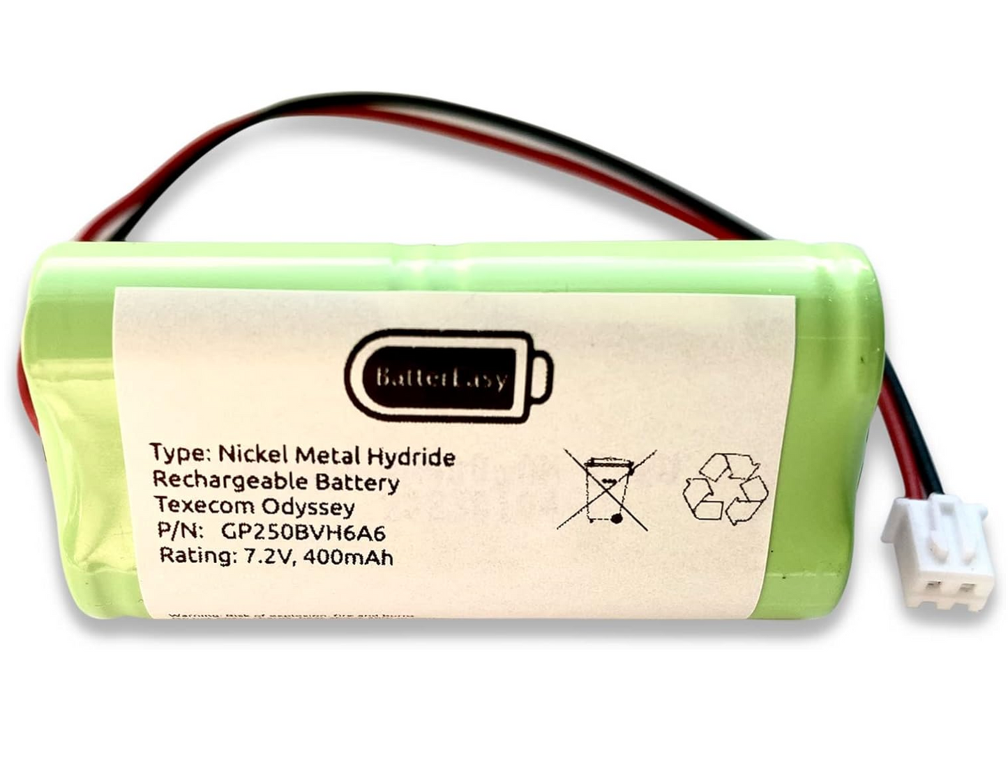 Texecom Odyssey Extended Life Siren Alarm 7.2V Bell Box Sounder Battery