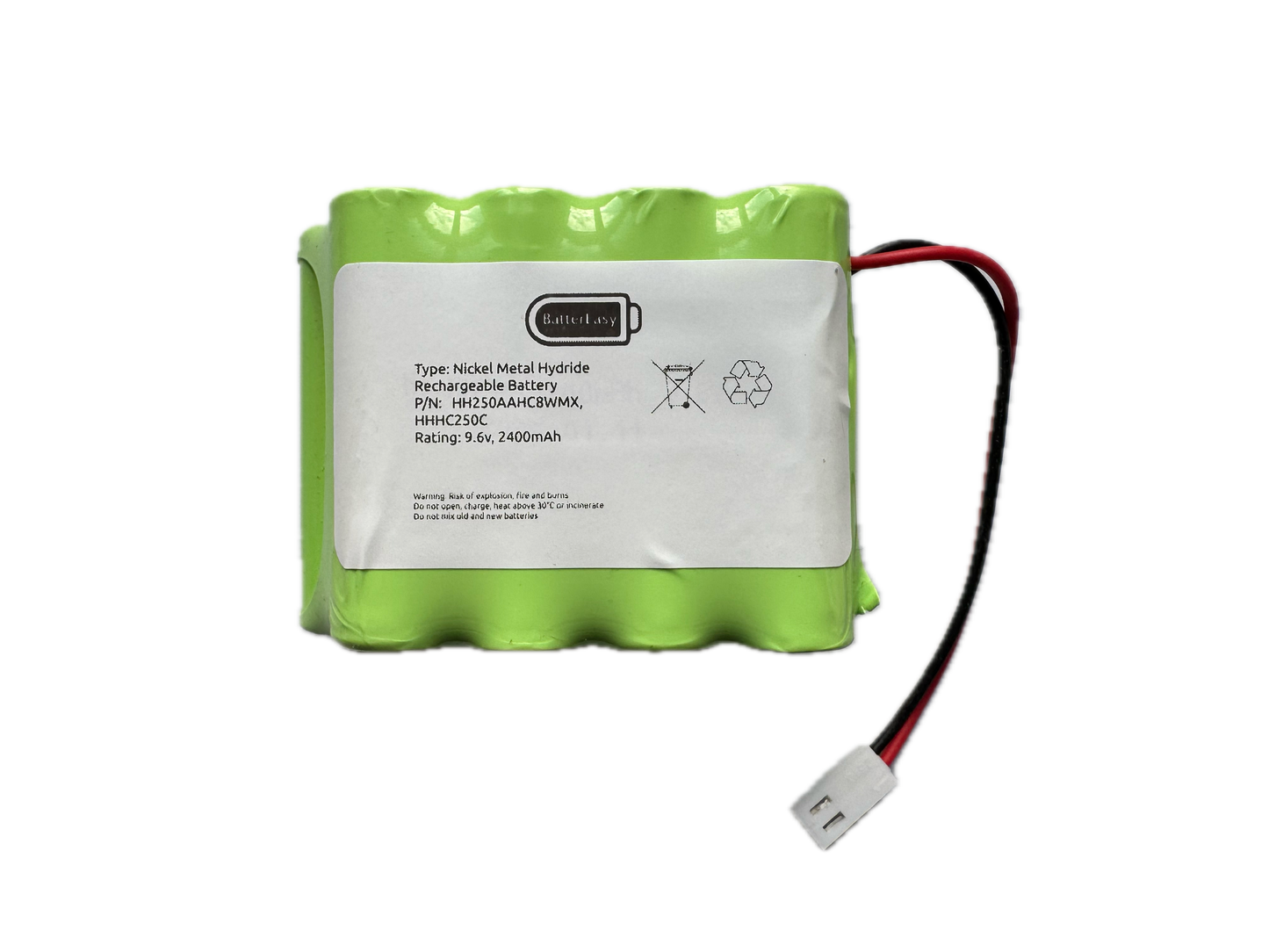 BatterEasy Battery Replacement to fit HKC Quantum 70 SecureWave 9.6V Alarm Panel