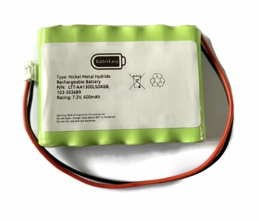 7.2V BATTERY COMPATIBLE WITH 103-303689 LTT-AA1300LSDX6B VISONIC POWERMASTER 30